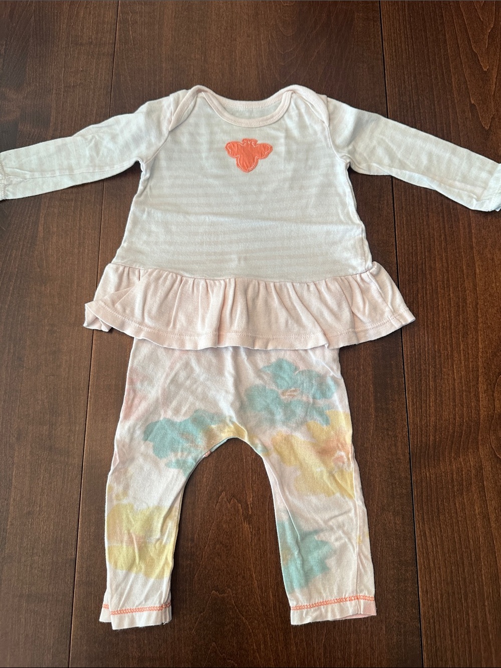Burt’s Bees Baby - Two-Piece Ruffle Top & Patterned Leggings